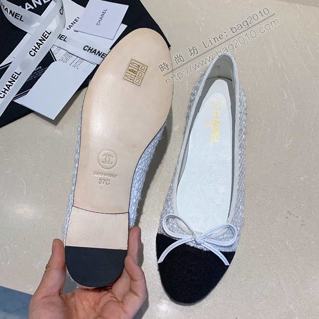 Chanel女鞋 香奈兒頂級芭蕾舞鞋 Chanel羊皮舒適平底鞋  naq1081